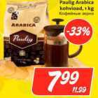 Allahindlus - Paulig Arabica 
kohvioad, 1 kg