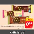 Valik Magnumi pulgajäätiseid, 72 - 90 g / 90 - 120 ml