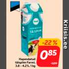 Hapendatud
täispiim Farmi,
3,8 - 4,2%, 1 kg