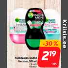 Rulldeodorandid
Garnier, 50 ml