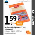 Allahindlus - Hollandi leibjuust 25,2%, viilutatud