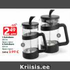 1. Kohvikann
350 ml - 2,49€; 2. Kohvikann
600 ml - 3,99€