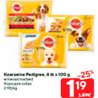 Koeraeine Pedigree, 4 tk x 100 g

