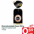 Must põrandaleib Fazer, 390 g
