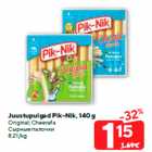 Juustupulgad Pik-Nik, 140 g

