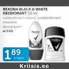 REXONA BLACK & WHITE DEODORANT 50 ML