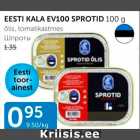 Allahindlus - EESTI KALA EV100 SPROTID 100 G