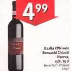 Allahindlus - Itaalia KPN vein Bonacchi Chianti Riserva,13%,75сl