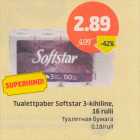 Allahindlus - Tualettpaber Softstar 3-kihiline, 16 rulli