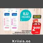 Allahindlus - Sanex dušigeelid
allergilisele nahale, 650 ml***