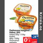 Poolrasvane margarin Delma, 39%