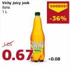 Allahindlus - Vichy Juicy jook õuna 1 L