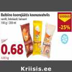 Balbiino koorejäätis koonusvahvlis vanilli, šokolaadi, banaani 100 g / 200 ml