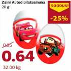 Allahindlus - Zaini Autod üllatusmuna 20 g