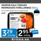 Allahindlus - HEIMON KALA TERAVAS MARINAADIS FORELLIRIBAD 300 g