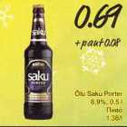 Õlu Saku,Porter 6,9%,0,5l