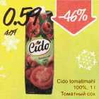 Cido tomatimahl 100%, 1 l