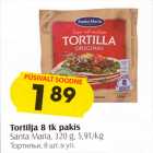 Allahindlus - Tortilla 8 tk pakis