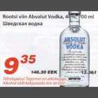 Allahindlus - Rootsi viin Absolut Vodka