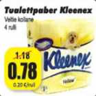 Allahindlus - Tualettpaber Kleenex 4 rulli