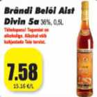 Allahindlus - Brändi Belõi Aist Divin 5a 36%,0,5l