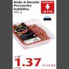 Allahindlus - Maks & Moorits Peremehe hakkliha 400 g