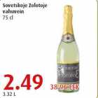 Allahindlus - Sovetskoje Zolotoje vahuvein 75 cl