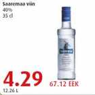 Allahindlus - Saaremaa viin 40% 35 cl