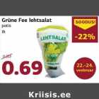 Allahindlus - Grüne Fee lehtsalat
potis
tk