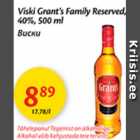 Allahindlus - Viski Grant`s Family Reserved