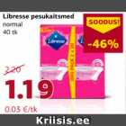 Allahindlus - Libresse pesukaitsmed