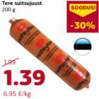 Allahindlus - Tere suitsujuust
200 g