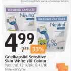 Geelkapslid Sensitive Skin White või Colour