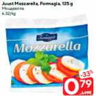 Juust Mozzarella, Formagia, 125 g
