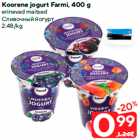 Koorene jogurt Farmi, 400 g
