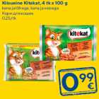 Kiisueine Kitekat, 4 tk x 100 g

