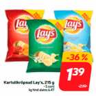 Kartulikrõpsud Lay's, 215 g