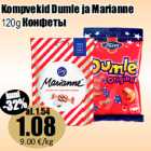 Kompvekid Dumle ja Marianne
120g 