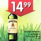 Allahindlus - Iiri viski Jameson 40%, 70cl