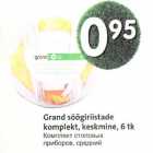 Allahindlus - Grand söögiriistade komplekt, keskmine, 6 tk