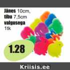 Allahindlus - Jänes 10cm,
tibu 7,5cm
valgusega 
1tk