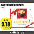 Allahindlus - Assortiišokolaad Merci
250g