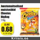 Allahindlus - Juustumaitselised
maisisnäkid
Cheetos
BigBag
110g