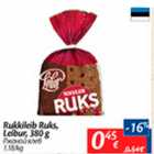 Allahindlus - Rukkileib Ruks, Leibur, 380 g