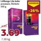 Allahindlus - Löfbergs Lila kohv
presskann, filtrikohv
500 g