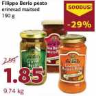 Allahindlus - Filippo Berio pesto
erinevad maitsed
190 g