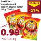 Allahindlus - Tutti Frutti
kummikommid
passion, original, splash
140 g / 160 g