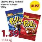 Allahindlus - Cloetta Polly kommid
erinevad maitsed
130 g