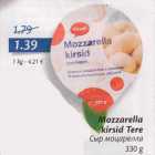 Allahindlus - Mozzarella kirsid Tere 330 g