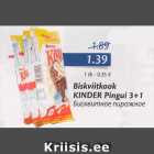 Allahindlus - Biskviitkook KINDER Pingui 3 + 1